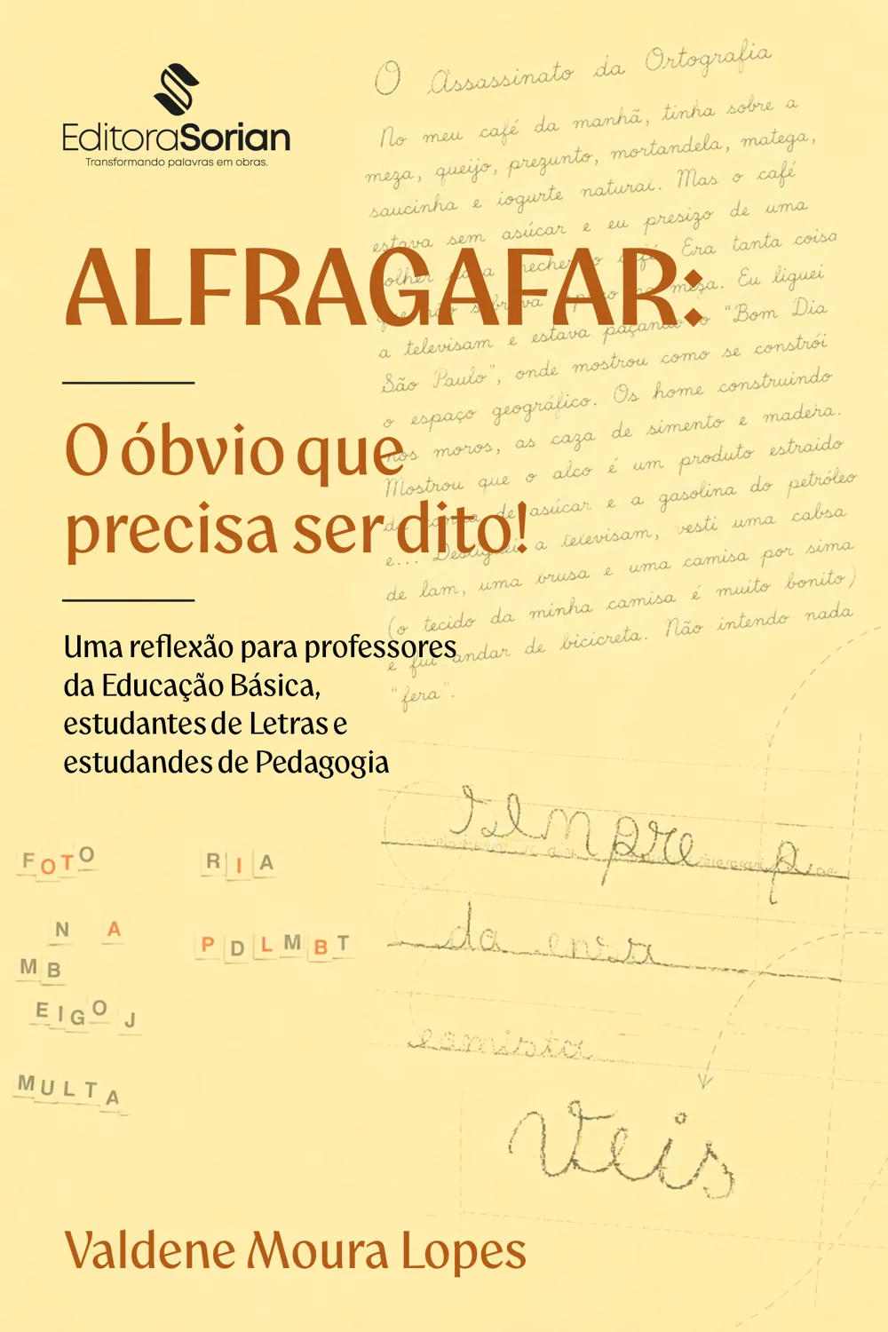 Capa do livro Alfagrafar