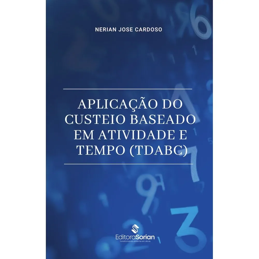 Capa do livro Aplicação do custeio baseado em atividade e tempo (TDABC)