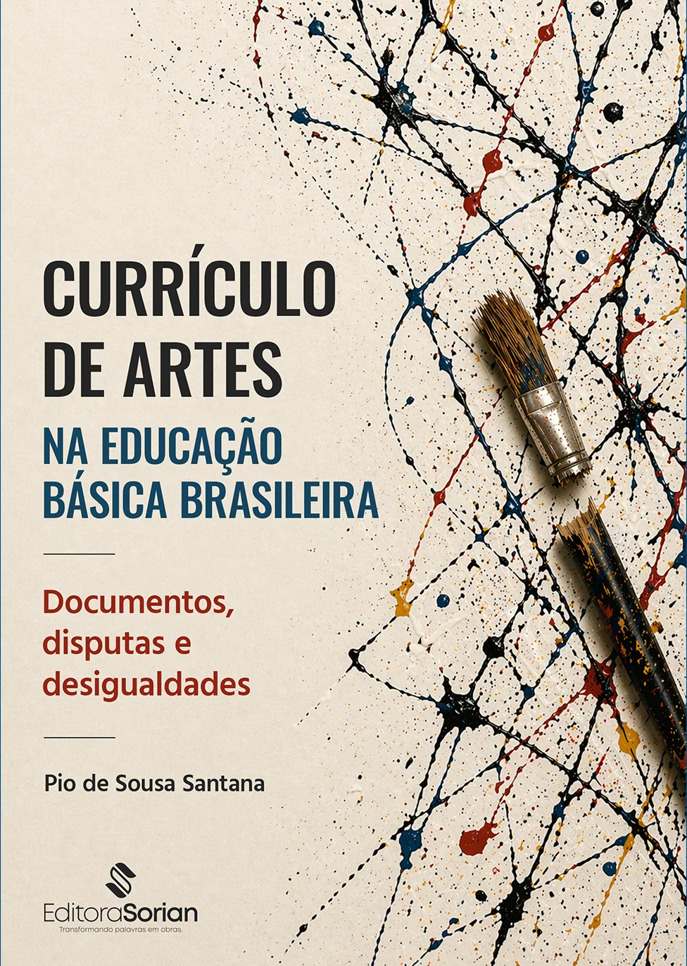 Capa do livro Currículo de Artes na educação básica brasileira