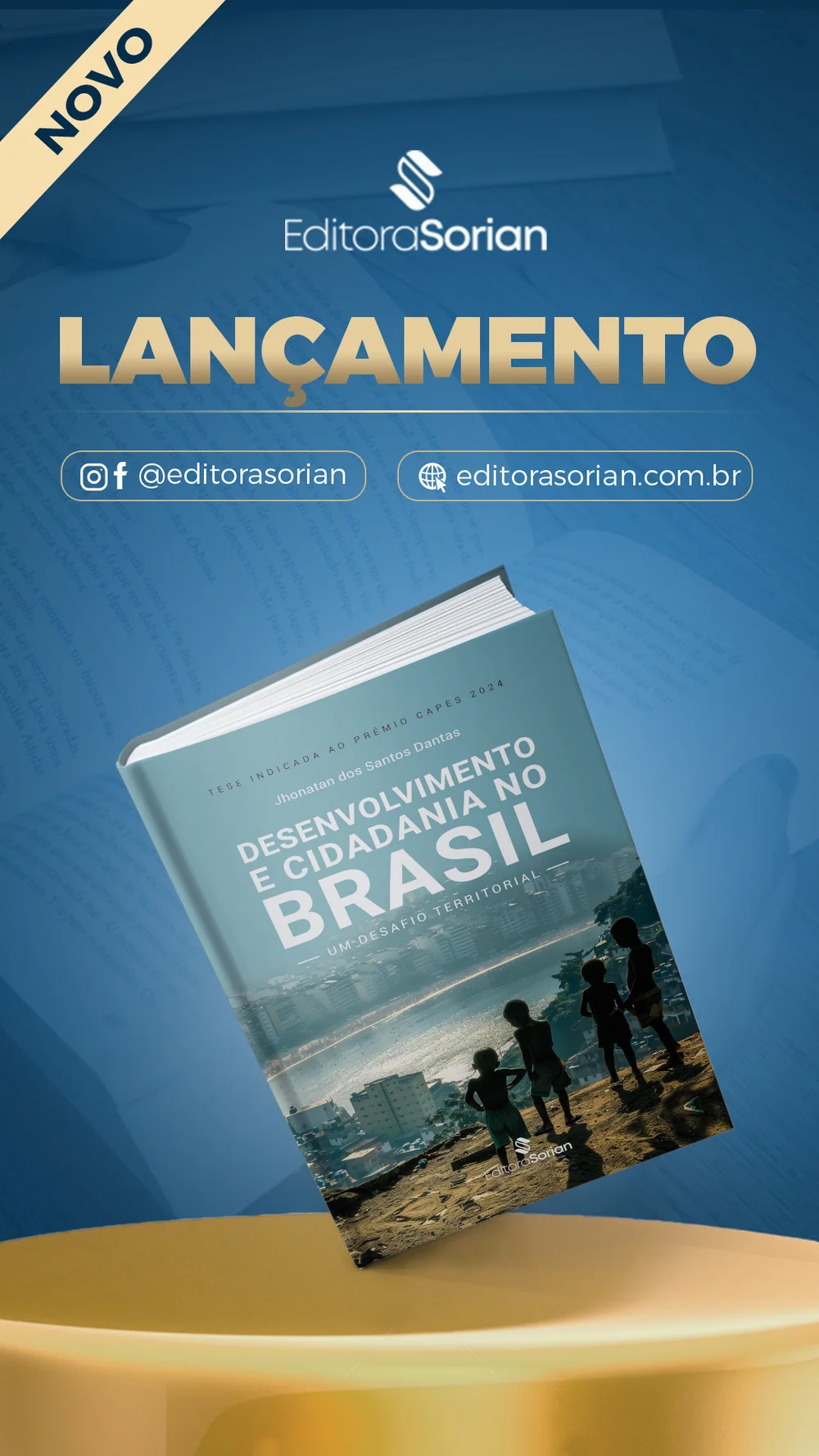 Capa do livro Desenvolvimento e cidadania no Brasil