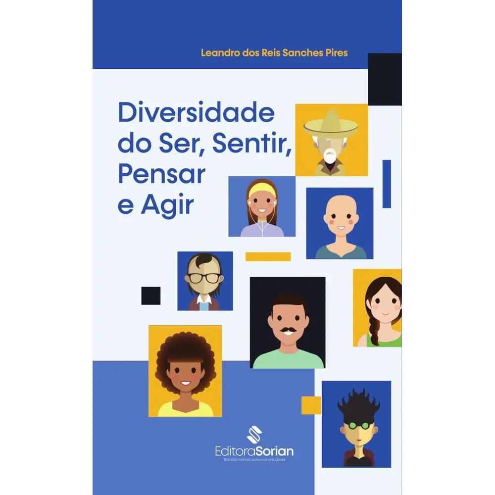 Capa do livro Diversidade do ser, sentir, pensar e agir