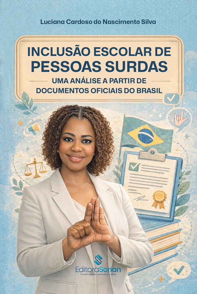 Capa do livro Inclusão Escolar de Pessoas Surdas