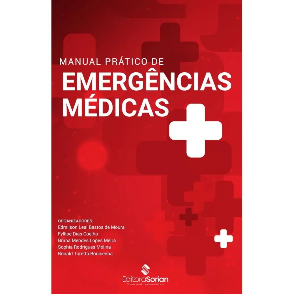 Capa do livro Manual prático de emergência médicas