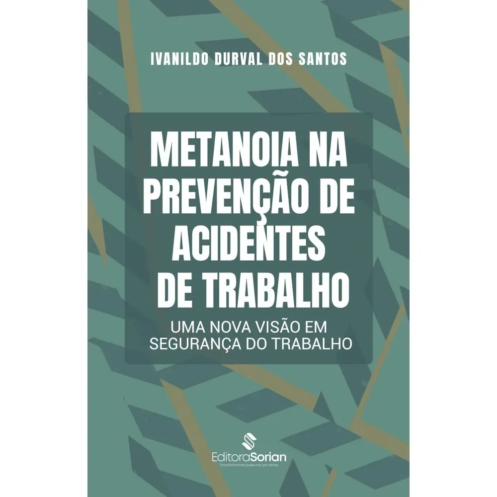 Capa do livro Metanoia na prevenção de acidentes de trabalho