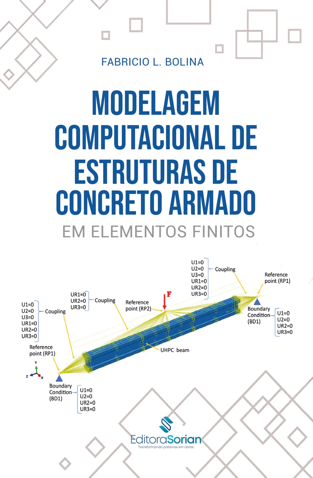 Capa do livro MODELAGEM COMPUTACIONAL DE ESTRUTURAS DE CONCRETO ARMADO