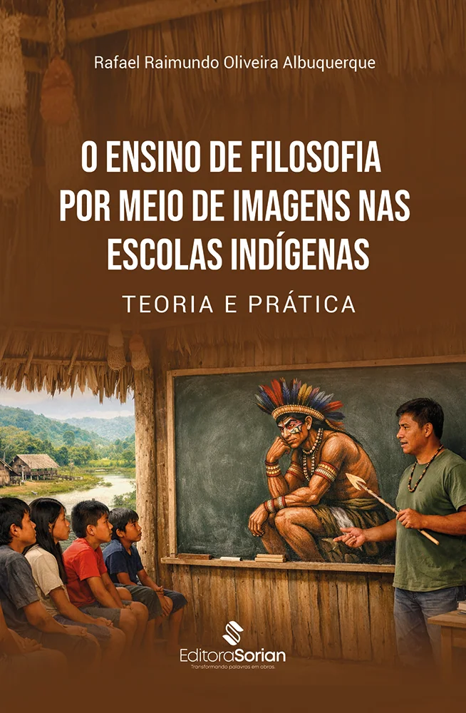 Capa do livro O ensino de filosofia por meio de imagens nas escolas públicas indígenas