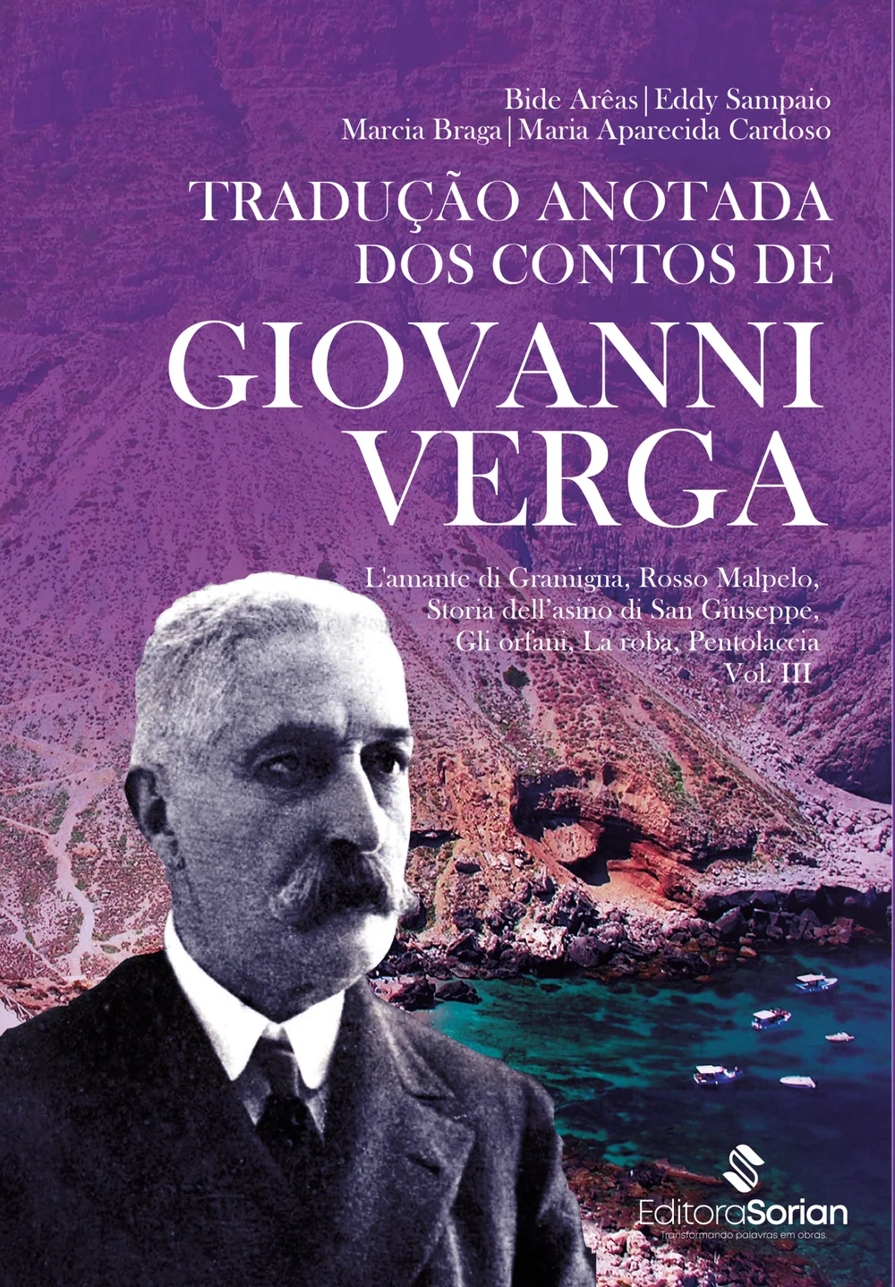 Capa do livro Tradução Anotada dos Contos de Giovanni Verga